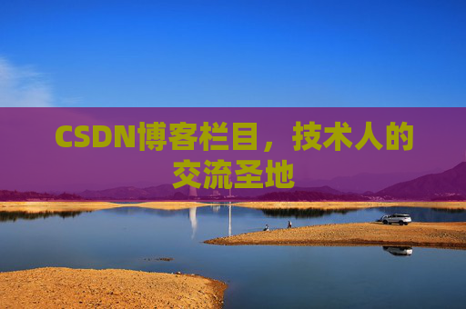 CSDN博客栏目，技术人的交流圣地